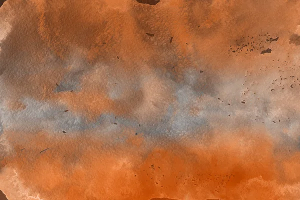 Kağıt arka plan üzerinde turuncu suluboya boya