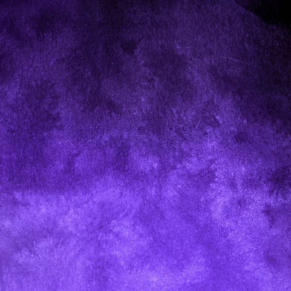 带有水彩画纹理的紫色抽象背景 — 图库照片