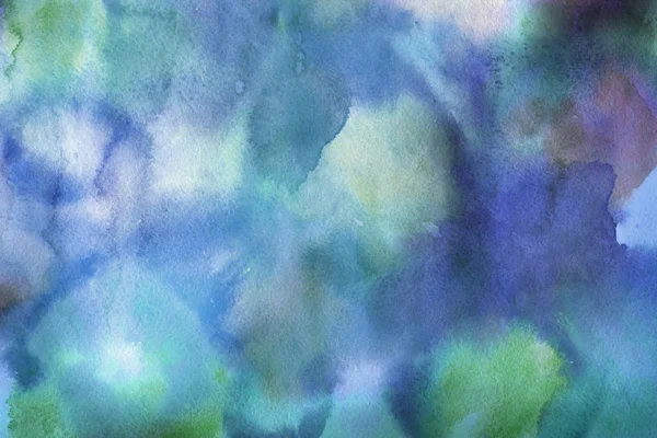 Peinture Aquarelle Colorée Sur Papier Fond Abstrait — Photo