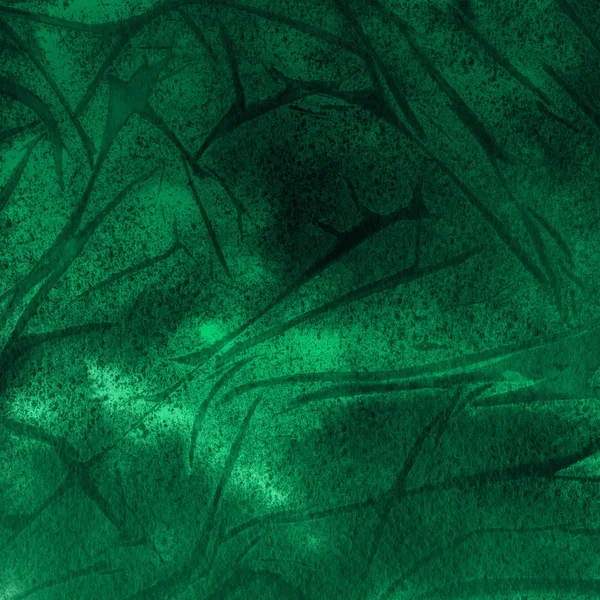 suluboya desenli yeşil soyut arkaplan