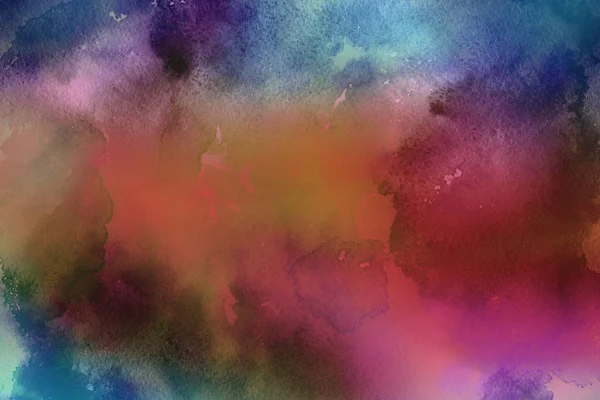 Kağıt arka plan üzerinde renkli sulu boya boya