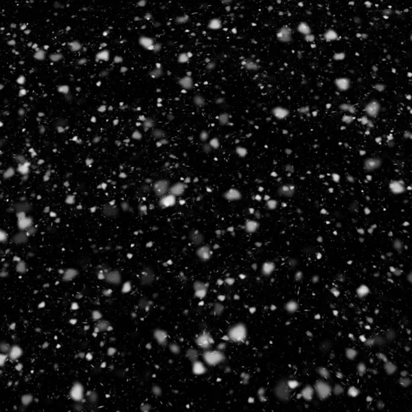 abstract wallpaper with falling snow on black background