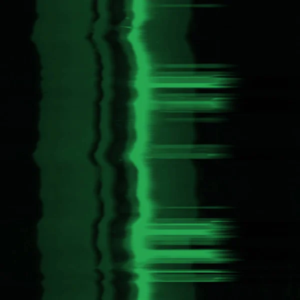Абстрактная Цифровая Текстура Эффекта Скольжения Экрана Зеленый Черный — стоковое фото