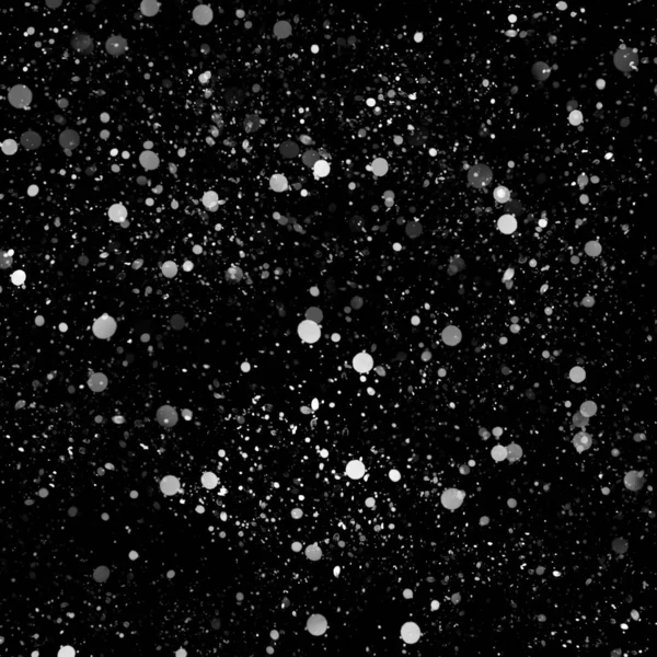 Αφηρημένη Ταπετσαρία Χιόνι Που Υπάγονται Μαύρο Φόντο — Φωτογραφία Αρχείου