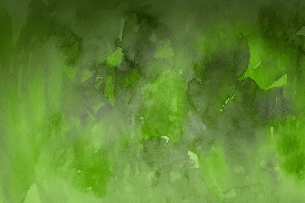 Kağıt arka plan üzerinde yeşil suluboya boya