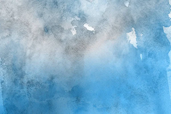 Kağıt arka plan mavi suluboya boya