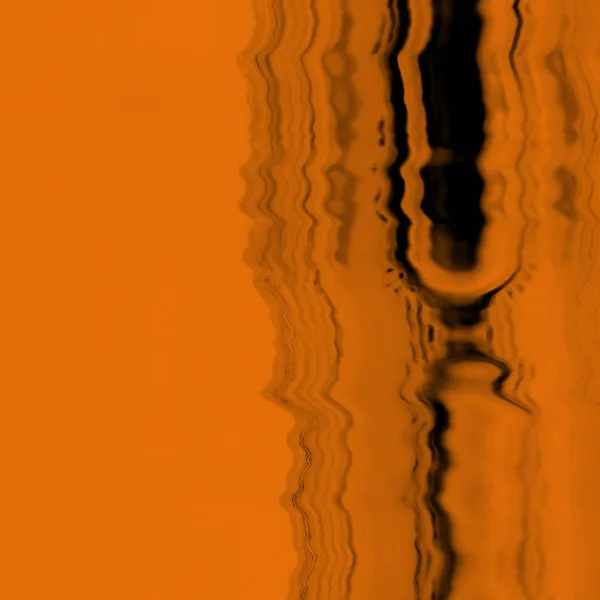 Abstract   digital screen glitch effect texture. Orange  and black