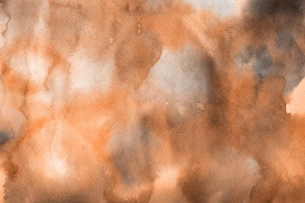 Orange Akvarell Färg Papper Abstrakt Bakgrund — Stockfoto