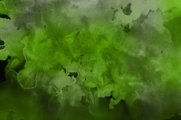 Kağıt arka plan üzerinde yeşil suluboya boya