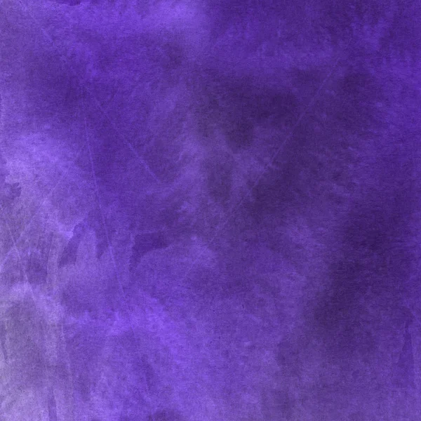 Fond Abstrait Violet Avec Texture Peinture Aquarelle — Photo