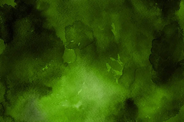 Kağıt arka plan üzerinde yeşil suluboya boya