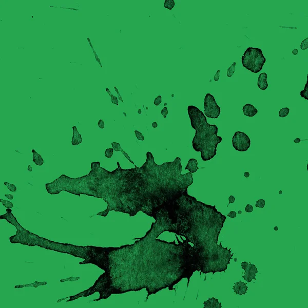 yeşil arka plan doku soyut siyah boya splatters
