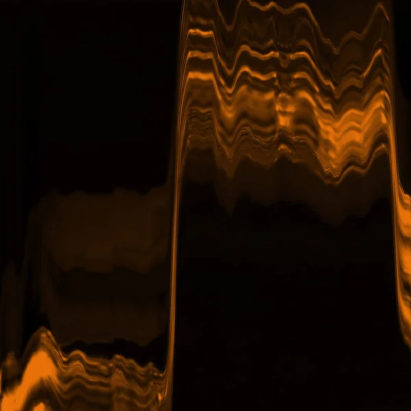 Abstraktní Digitální Obrazovka Závada Efekt Textury Oranžová Černá — Stock fotografie