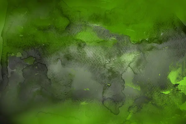 Green Watercolor Paint Paper Abstract Background — Stock Photo, Image