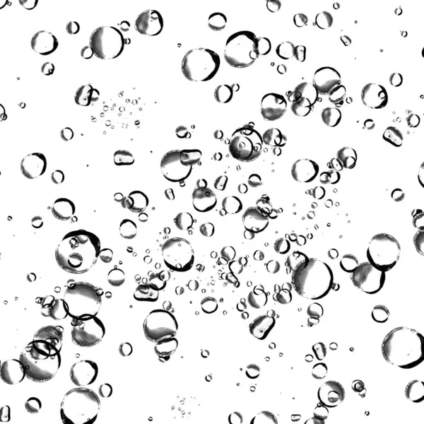 Isolated Water Bubbles White Background — Stock Photo, Image