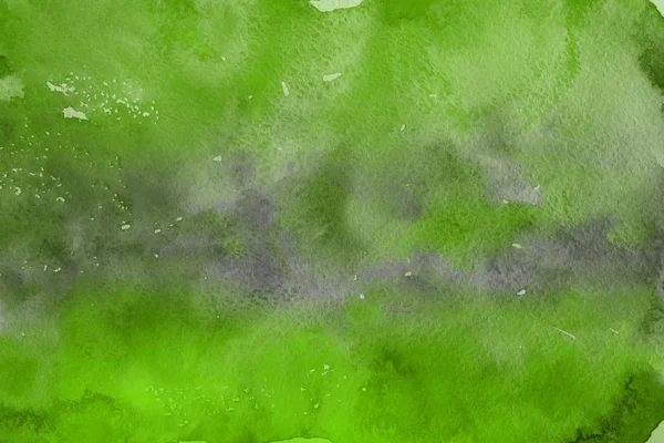 Kağıt Arka Plan Üzerinde Yeşil Suluboya Boya — Stok fotoğraf