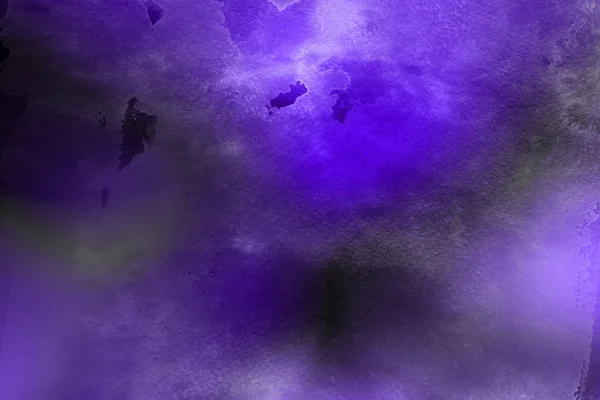 Фіолетова Акварельна Фарба Папері Абстрактний Фон — стокове фото