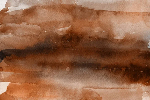 Oranje Aquarel Verf Abstracte Achtergrond Van Papier — Stockfoto