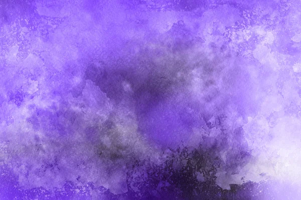 Kağıt arka plan üzerinde mor suluboya boya