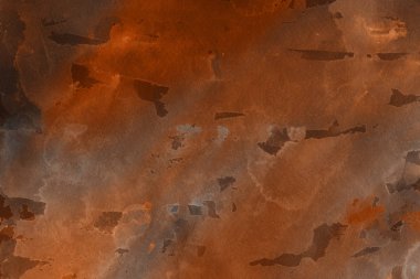 Kağıt arka plan üzerinde turuncu suluboya boya