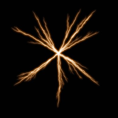 yıldırım koyu arka plan üzerinde parlayan ile soyut duvar kağıdı