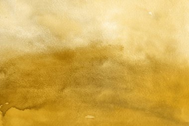 sulu boya boyama doku ile sarı arka plan