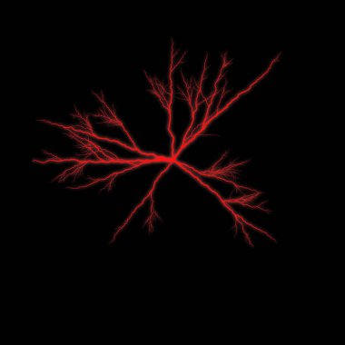 Şimşek desenli koyu soyut arkaplan