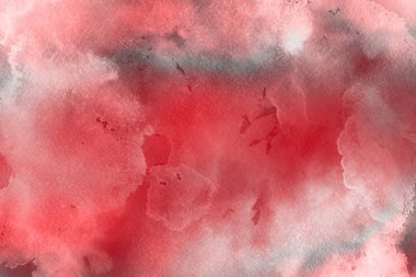 Kağıt arka plan üzerinde kırmızı sulu boya boya