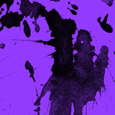 mor arka plan doku soyut siyah boya splatters
