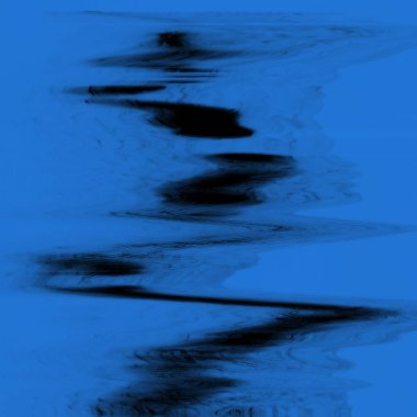 Soyut Mavi Dijital ekran aksaklık etkisi doku. 