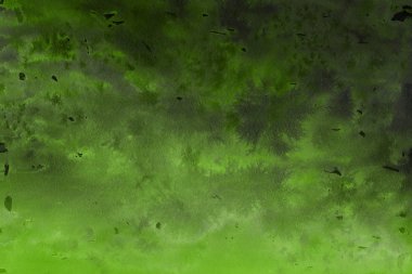 Kağıt arka plan üzerinde yeşil suluboya boya