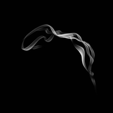 soyut duvar kağıdı, siyah arka plan üzerine duman