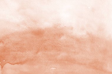 sulu boya boyama doku ile turuncu arka plan