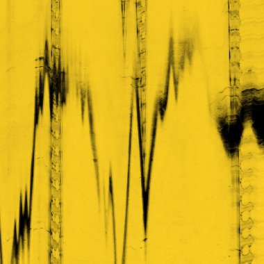 Dijital ekran aksaklık etkisi doku soyut. sarı ve siyah