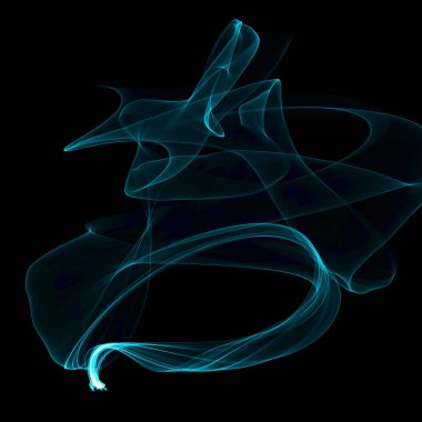 koyu arka plan üzerinde duman ile soyut duvar kağıdı