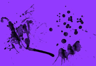 mor arka plan doku soyut siyah boya splatters