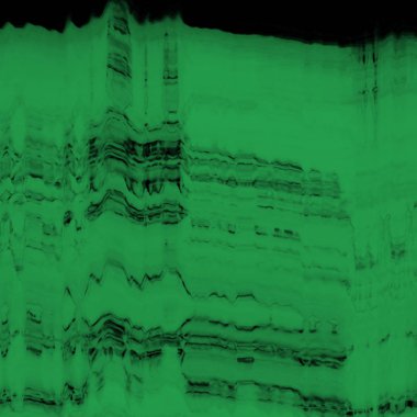 Dijital ekran aksaklık etkisi doku soyut. Yeşil ve siyah