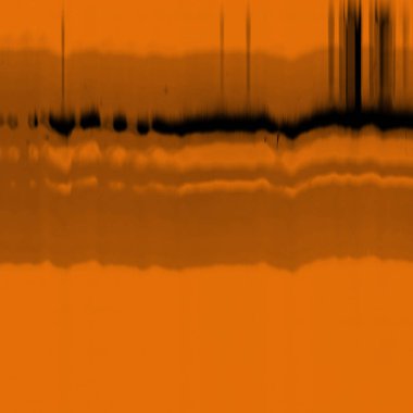 Dijital ekran aksaklık etkisi doku soyut. Turuncu ve siyah