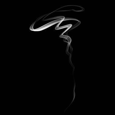 soyut duvar kağıdı, siyah arka plan üzerine duman