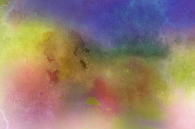 Kağıt arka plan üzerinde renkli sulu boya boya