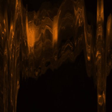 Dijital ekran aksaklık etkisi doku soyut. Turuncu ve siyah