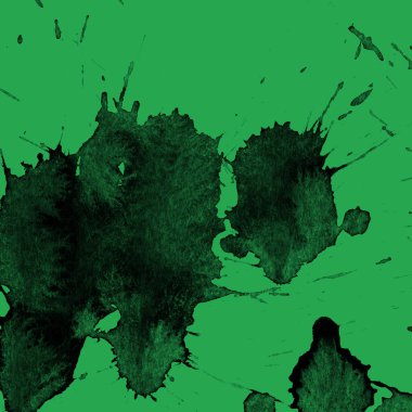 yeşil arka plan doku soyut siyah boya splatters