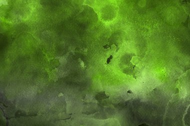 Kağıt arka plan üzerinde yeşil suluboya boya