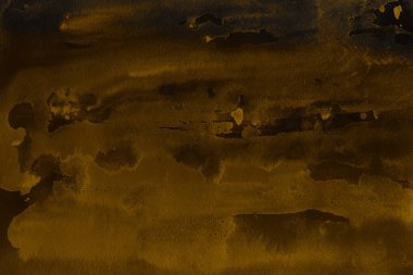 Kağıt arka plan üzerinde altın suluboya boya