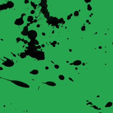 yeşil arka plan doku soyut siyah boya splatters