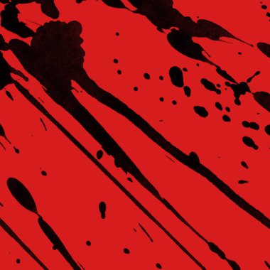 kırmızı arka plan doku soyut siyah boya splatters
