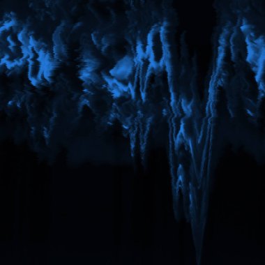 Soyut Mavi Dijital ekran aksaklık etkisi doku. 