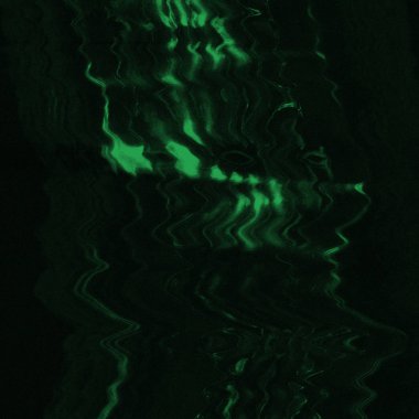 Dijital ekran aksaklık etkisi doku soyut. Yeşil ve siyah