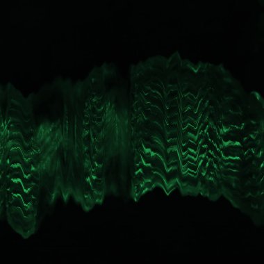 Dijital ekran aksaklık etkisi doku soyut. Yeşil ve siyah