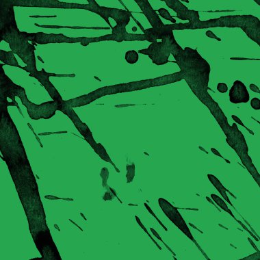 yeşil arka plan doku soyut siyah boya splatters